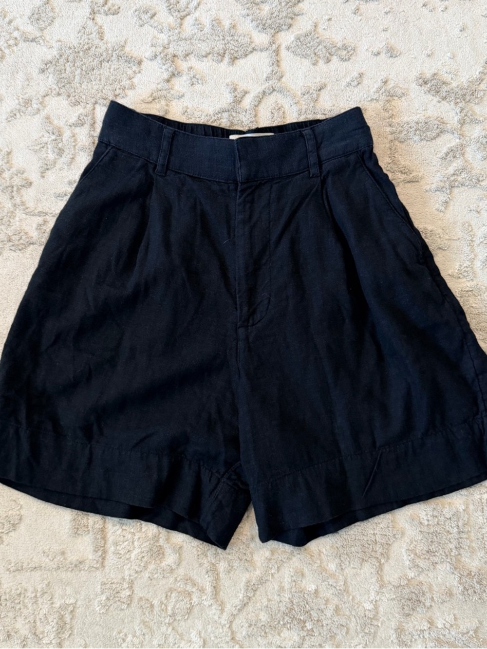 ⛔️SOLD⛔️Abercrombie & Fitch black linen shorts